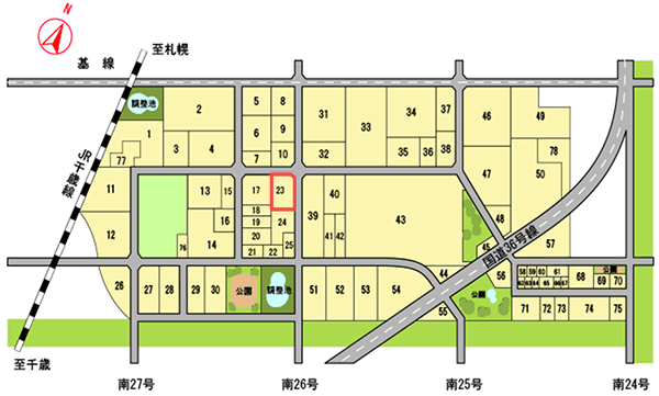 株式会社丹波屋の立地区画